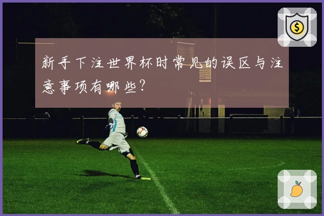 新手下注世界杯时常见的误区与注意事项有哪些？